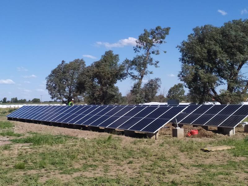 Instalación de energía solar en gascón de 22kw