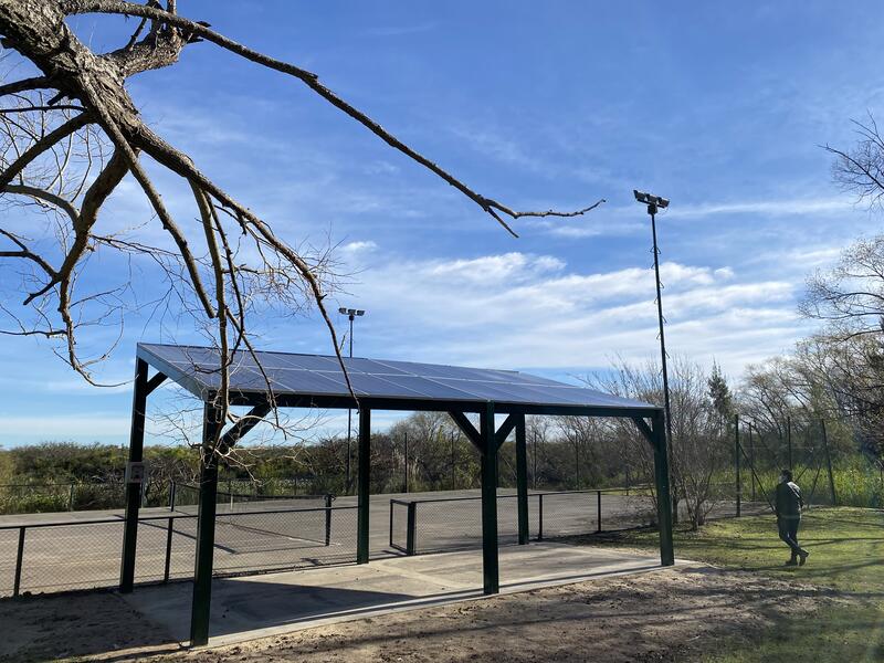 Instalación de energía solar de 5kw en isla de tigre